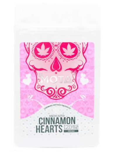 120mg thc cinnamon hearts mota