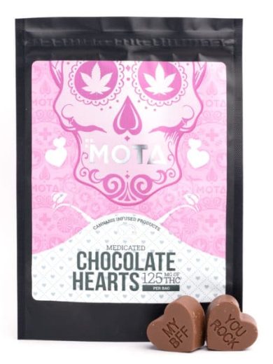 125mg thc chocolate hearts mota