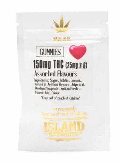 150mg thc gummies island extracts
