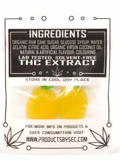 bc pineapples 100mg thc sec
