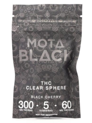 black clear sphere 300mg thc mota