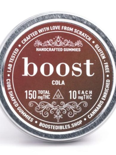 cola 150mg thc cubes boost edibles