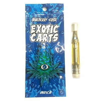 exotic carts blueberry kush