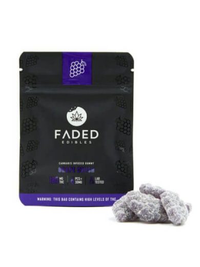 grape crush faded edibles