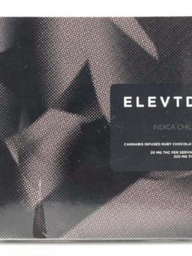 indica chill 320mg thc ruby chocolate elevtd