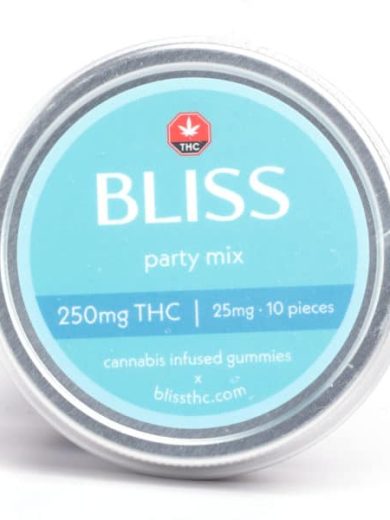 party mix 250mg thc bliss edibles