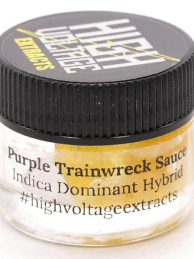 purple trainwreck sauce high voltage extracts
