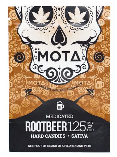 root beer hard candy 125mg thc mota
