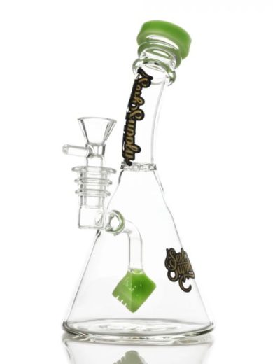 sesh supply hecate cube perc beaker bong