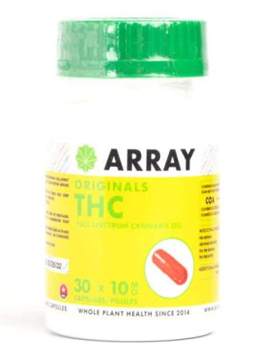 thc capsules mid 10mg array